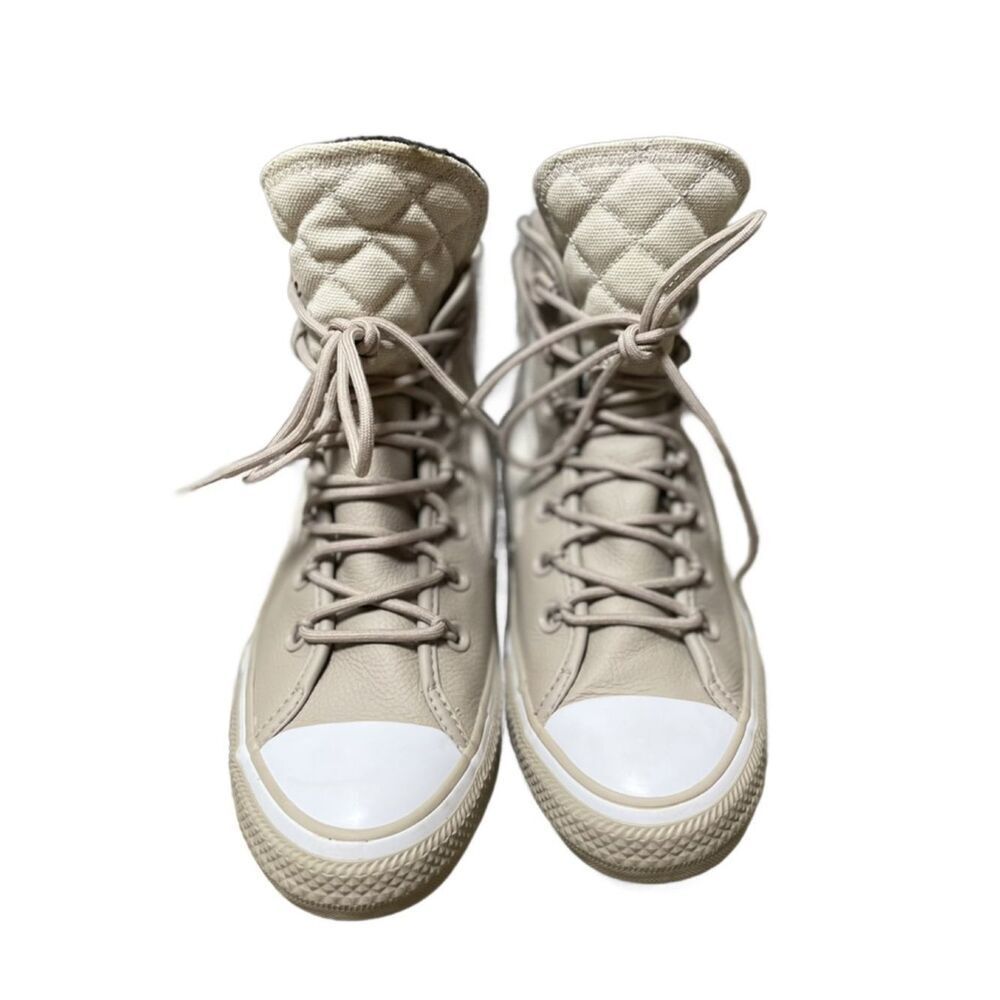 Converse Chuck Taylor Beige & White-Star All Terrain High-Top Sneakers (Unisex) - Picture 6 of 15
